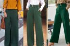 چگونه با شلوار سبز استایلی شیک و مدرن بسازیم؟