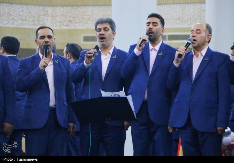 باران، قرآن و نرگس؛ نیمه‌شعبانِ متفاوت در مصلای زنجان