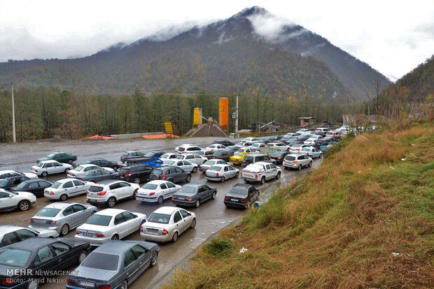 جاده هراز یکطرفه شد