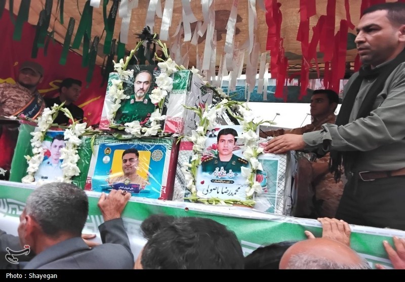 تشییع باشکوه 4 شهید حملات آمریکایی ـ صهیونی در دشتستان + تصاویر حمله اسرائیل به ایران , اخبار دشتستان , شهید ,