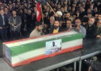 آیین وداع با پیکر شهید «محمد پورکریم» در رشت