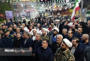 اجتماع باشکوه مردم بیله سوار در شب پنجاه و دوم