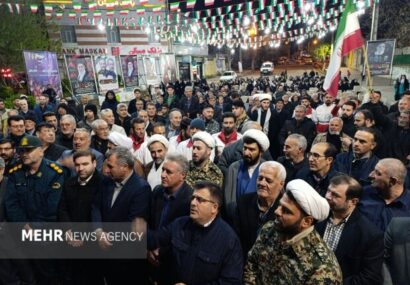 اجتماع باشکوه مردم بیله سوار در شب پنجاه و دوم