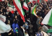 تجدید عهد مردم کردکوی در شب‌های همبستگی