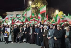 تداوم حضور شبانه مردم ارومیه در شب های اقتدار ایران