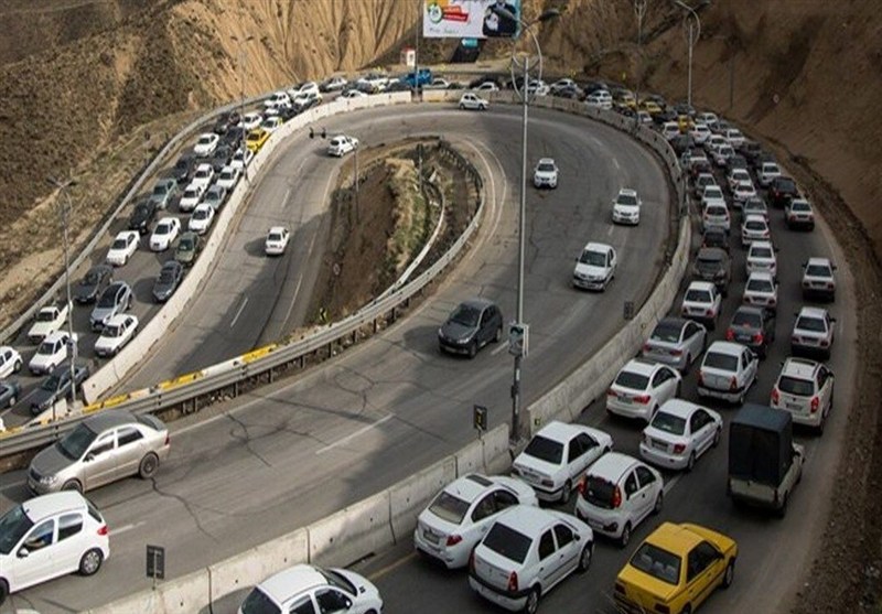 ترافیک در محورهای هراز و کندوان پرحجم شد
