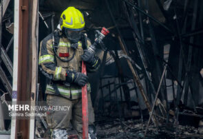 حریق کارخانه تولید چسب در چهارباغ کنترل شد