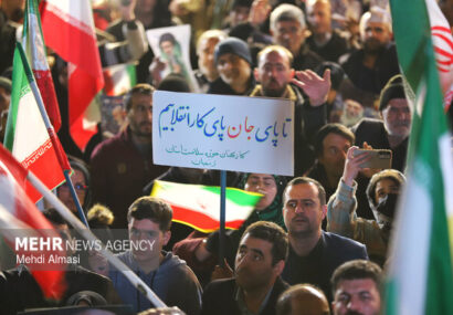 حضور پرشور زنجانی‌ها  در پنجاه و هفتمین شب دفاع از حریم وطن