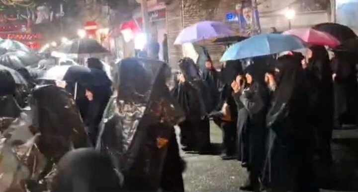 حضور پرشور مردم ساوه در شب پنجاه و یکم بیعت با رهبر معظم