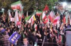 حماسه آفرینی مردم ساری در خیابان