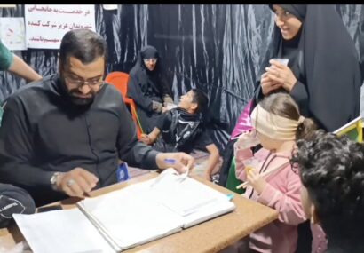 خدمت رسانی موکب ها به تجمع کنندگان در یاسوج