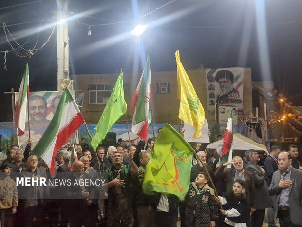 خروش پنجاه‌وششم مردم مشگین شهر در دفاع از ایران