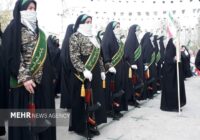 دلبران میزبان حماسه‌ای زنانه؛ رژه شقایق‌های ظهور در قاب ایمان و اقتدار