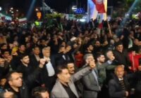 راهپیمایی مردم کوهدشت در پنجاه و هشتمین شب حماسه خیابان