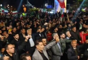 راهپیمایی مردم کوهدشت در پنجاه و هشتمین شب حماسه خیابان