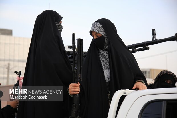 رژه اقتدار دختران؛ نمایش امید و ایستادگی در گلپایگان