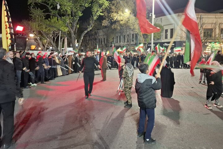 نمایش اقتدار و همبستگی ملی تبریزی‌ها با تداوم برپایی دسته‌های حسینی