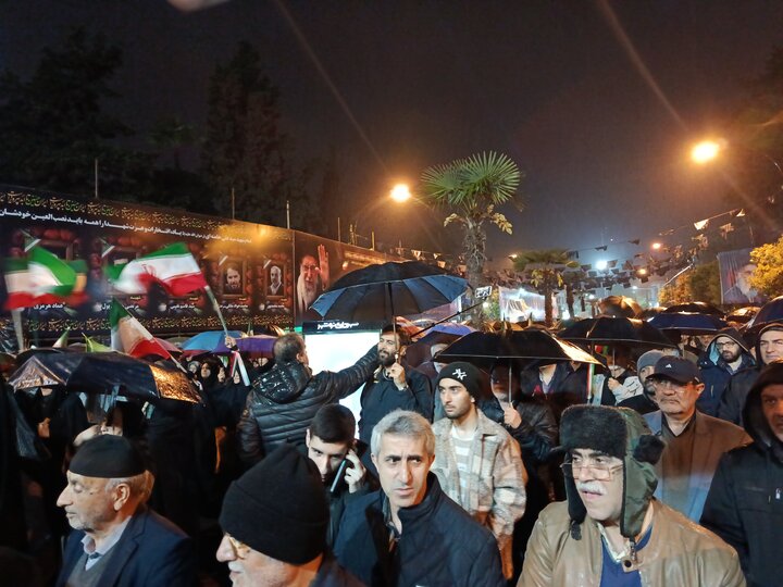 نوشهری ها زیرباران آمدند