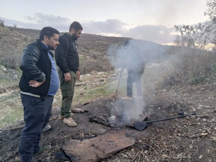 ولی‌پور: سه کوره زغال غیرمجاز در کرمانشاه تخریب شد