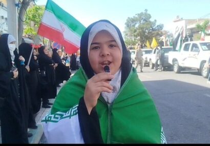 پیام بانوان ساوجی از حضور در اجتماع بزرگ جان فدای رهبر