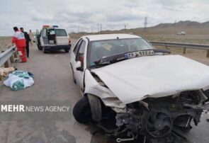 یک فوتی و ۳ مصدوم در تصادف زنجیره‌ای ‌محور مواصلاتی ایلام_مهران