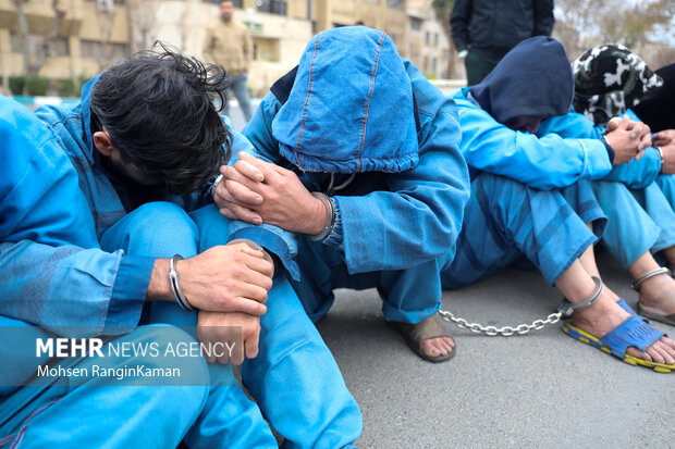 ۱۲ سارق و معتاد ولگرد در شاهین شهر دستگیر شدند