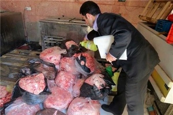 توقیف و معدوم سازی ۷۰۰ کیلوگرم مرغ فاسد در ملارد