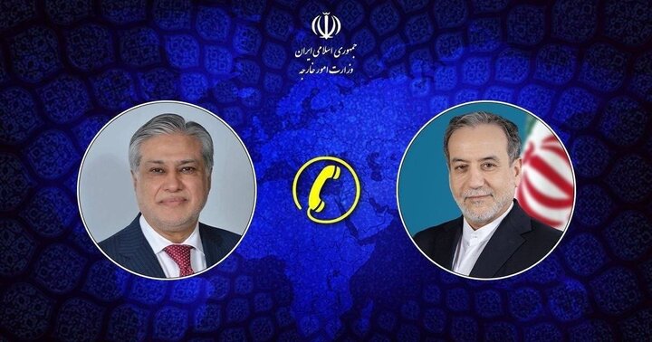گفتگوی تلفنی عراقچی با وزیر خارجه پاکستان