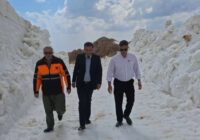 بازگشایی مسیر ارتفاعات شاهو در منطقه پیازدول