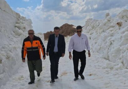بازگشایی مسیر ارتفاعات شاهو در منطقه پیازدول