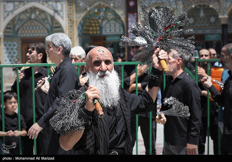 قم در روز عاشورا؛ از عزای سیدالشهدا(ع) تا تجدید بیعت با ولایت + عکس ماه محرم , حسینیه تسنیم , عاشورا , اخبار قم ,