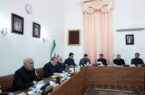 نشست مسئولان تشریفات برگزاری مراسم تشییع پیکر امام شهید با عراقچی
