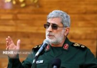 هشدار قاآنی به صهیونیست‌ها؛ باید سراسر لبنان را ترک کنید