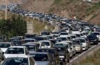 ترافیک سنگین در محورهای منتهی به تهران| انسداد محور هراز تا ساعت ۱۷