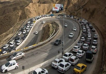 ترافیک سنگین در جادههای شمال ترافیک سنگین در جادههای شمال