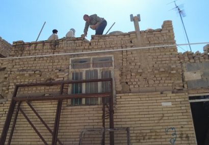 خدمتی از جهادگران فاطمی یزد؛ از واکسیناسیون دام تا تعمیر خانه محرومان